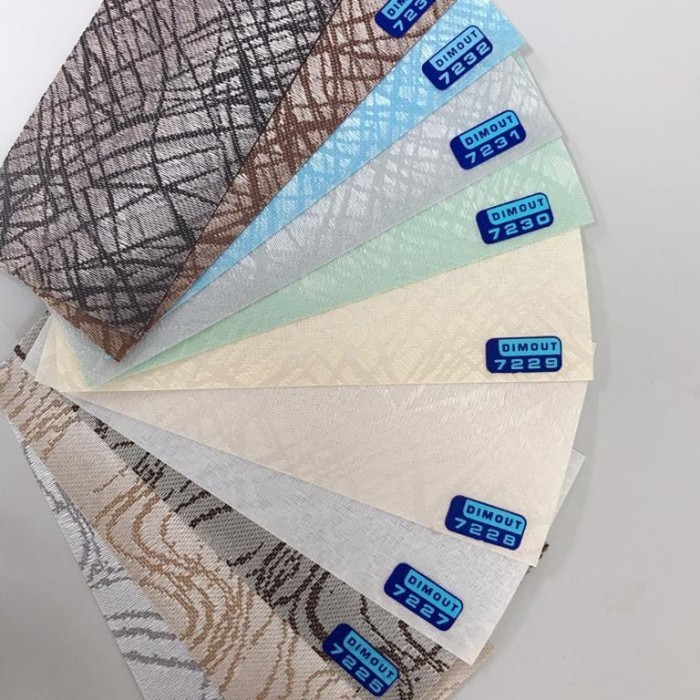 onna blue vertical blind dimout motif seri 72xx/blinds murah kantor