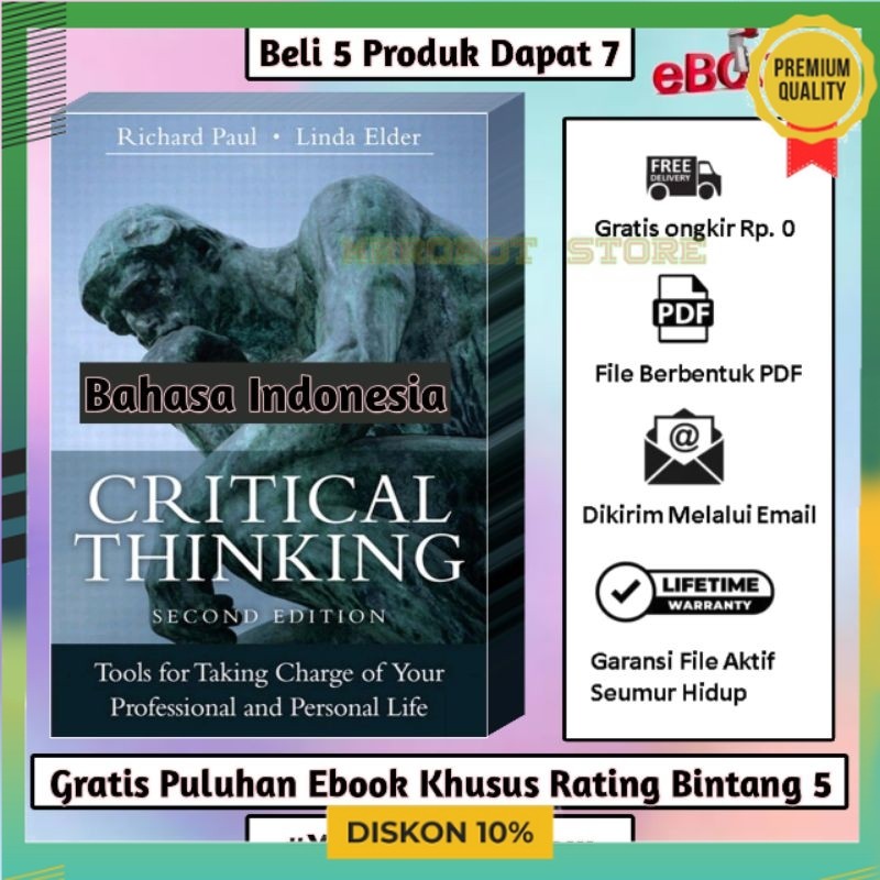 

BERPIKIR KRITIS | CRITICAL THINKING | BAHASA INDONESIA | BEST SELLER 0011
