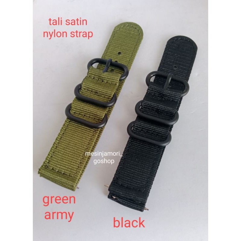nylon watch strap tali jam tali kain premium original