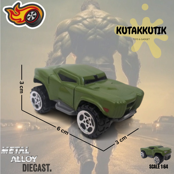 Mainan Mobil Militer Hummer Humvee Hulk Hijau Army Made In China Bukan Hotwheels
