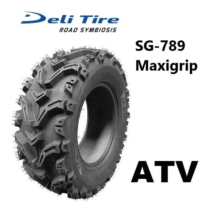 Ban luar Deli Tire ATV 25x10 -12 4PR MAXI GRIP SG789 Offroad Tubeless 25 x 10 Ring 12 R12 Mobil ATV 