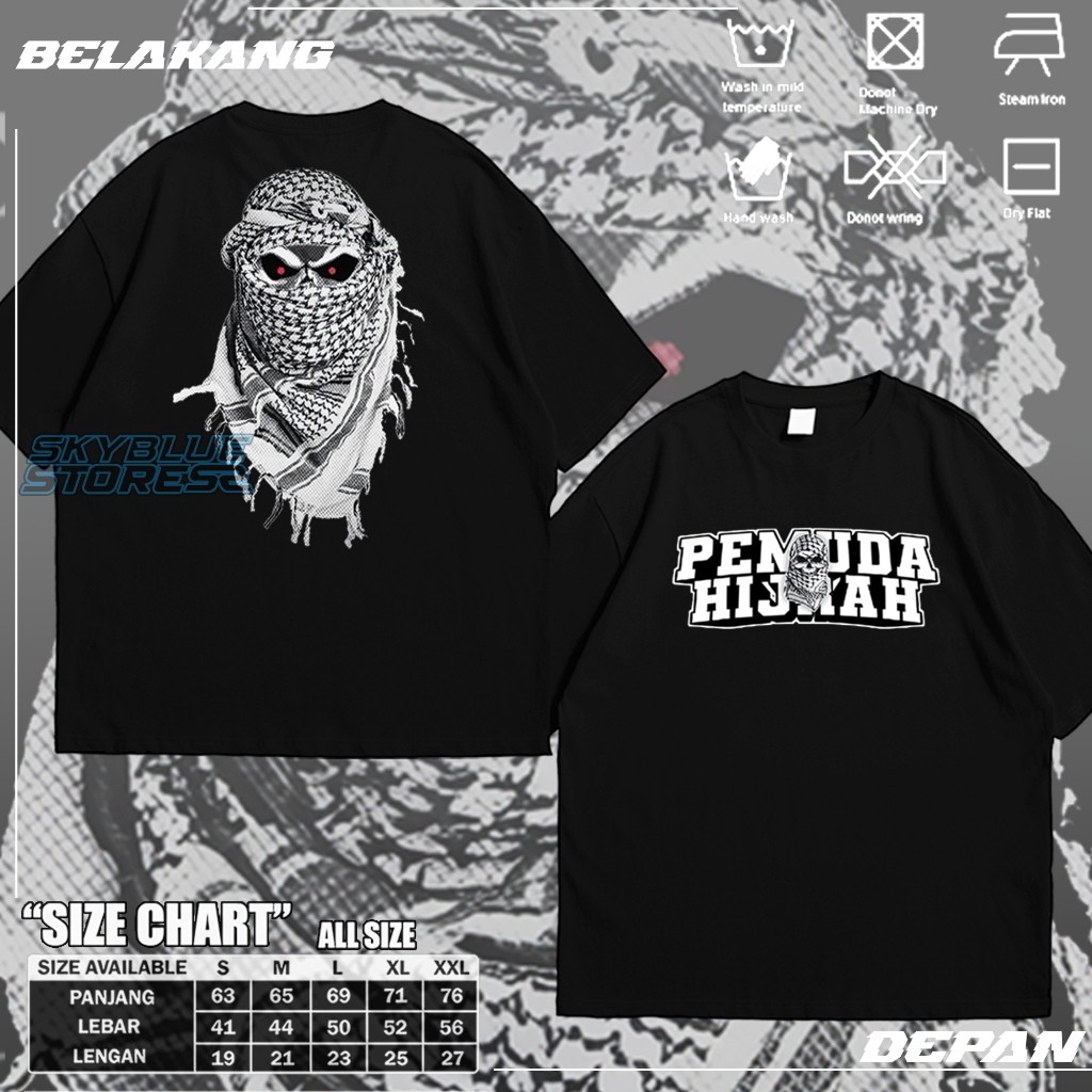 Kaos Pemuda Hijrah | Kaos Islamic | Kaos Hijrah Terkini - SkyBlue Store - SkyBlue Fashion