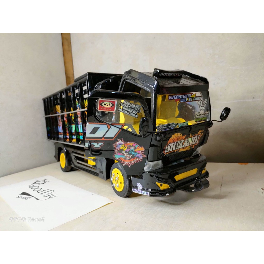 Bayar di tempat promo mniatur truk oleng kayu asli ukuran jumbo truk oleng mainan anak full variasi 
