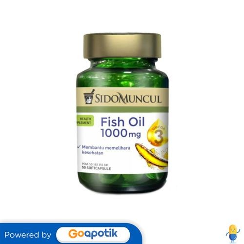 

Sidomuncul Fish Oil 1000 Mg Botol 50 Kapsul