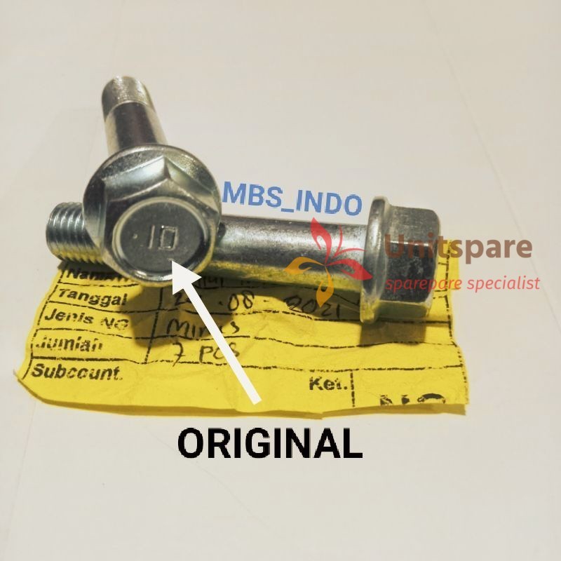 baut 14 kedudukan knalpot honda PCX , vario new original unitspare