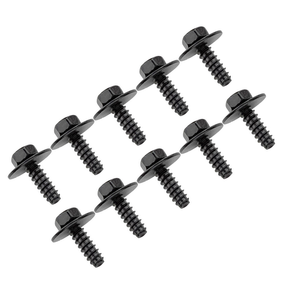 10PCS 9CF600516B Hex Splash Baffle Bolt Bumper Retainer Screw For Mazda 2 3 5 6 626 929 CX-5 CX-7 CX