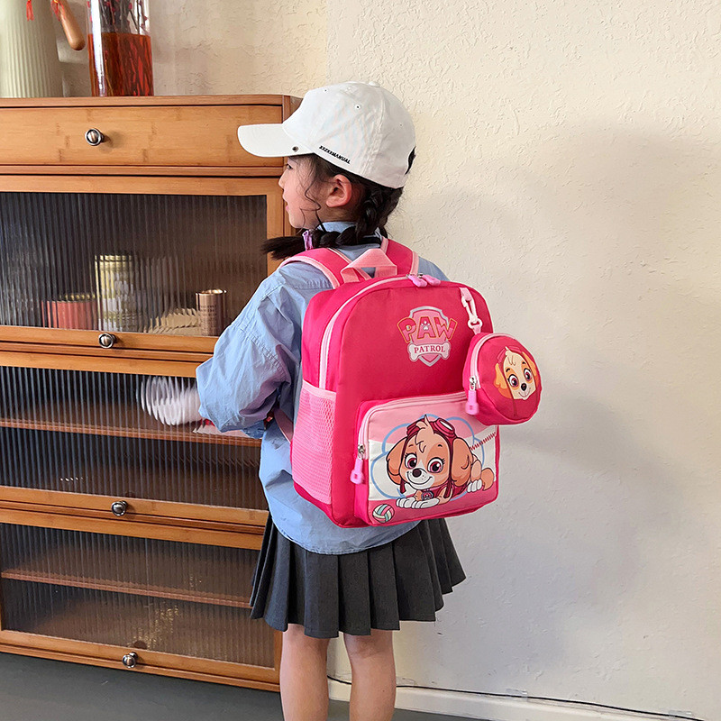 

Original Paw Patrol Backpack Cartoon Figure Skye Chase Schoolbag Anime Knapsack Waterproof Light Travel Bag Boys Girl Gifts