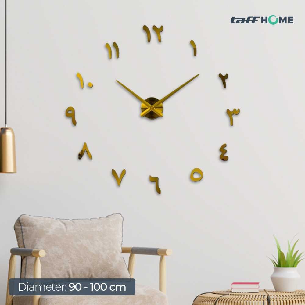 

TaffHOME Jam Dinding DIY Giant Wall Clock Quartz 90-100cm - S031