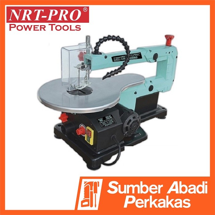 NRT-PRO Mesin Scroll Saw 16 Inch Gergaji Triplek Ukir Jigsaw Duduk Jig Saw Scrollsaw