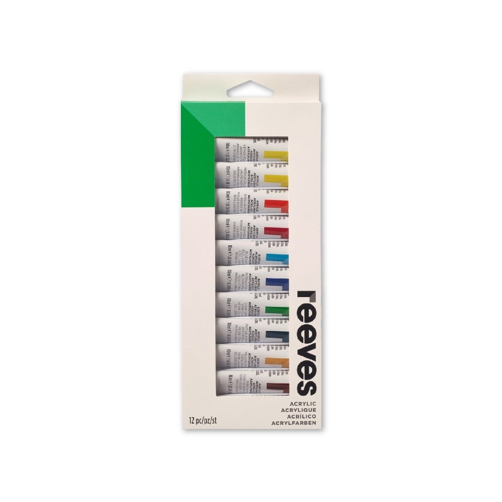 

Gramedia Surabaya - Reeves Acrylic set12 Paint Tube Set