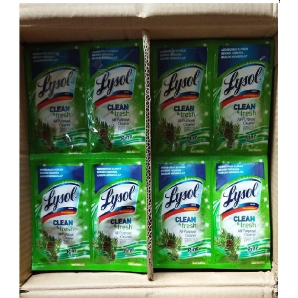 Lysol Pembersih Lantai 1 Renceng isi 12pcs  30ml