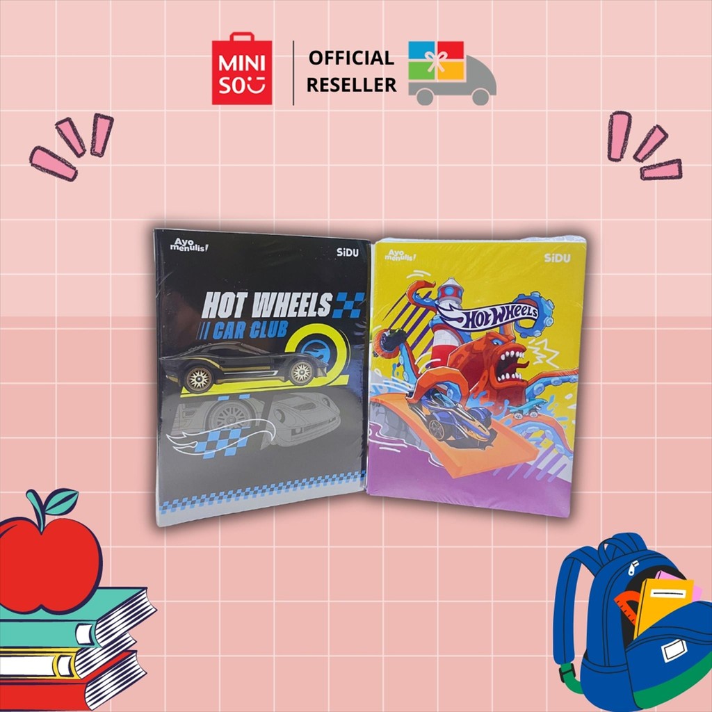 

Buku Tulis SIDU Hot Wheels Collection 58 & 38 Lembar