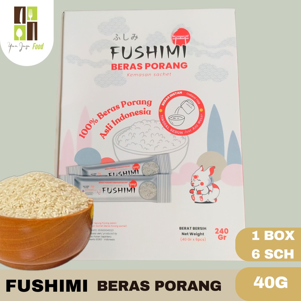 

Fushimi Beras Porang / Beras Siap Saji / Tinggal Seduh 40g 1 BOX/6 PCS