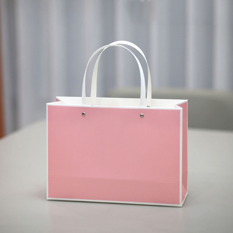 

10pcs Gift Bags for Wedding Birthday Party Clothing Ornaments Cosmetics Packaging Paper Bag Custom Logo Shopping Handbag