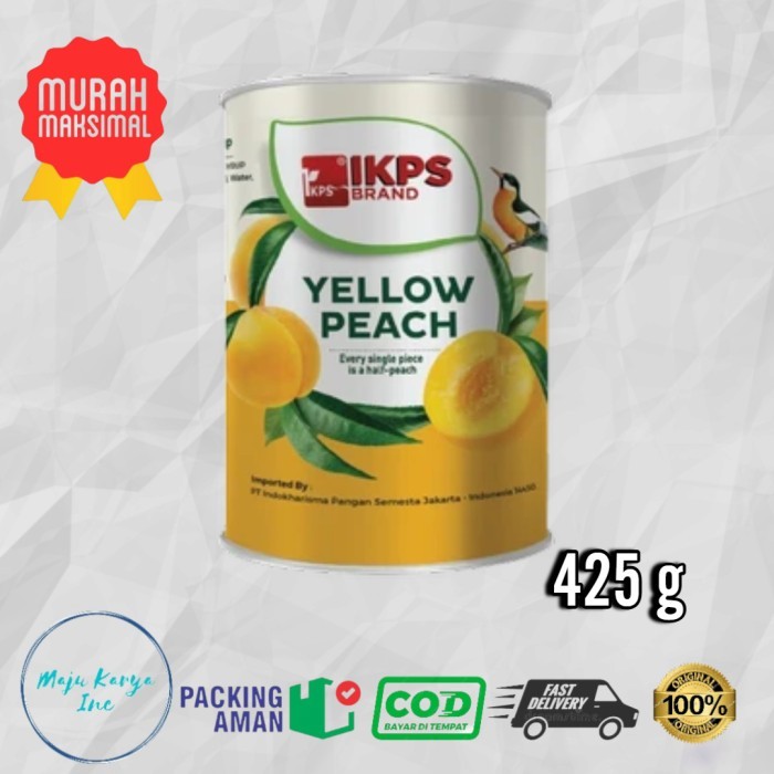 

Buah persik kuning IKPS dalam sirup Yellow peach in syrup 425 g