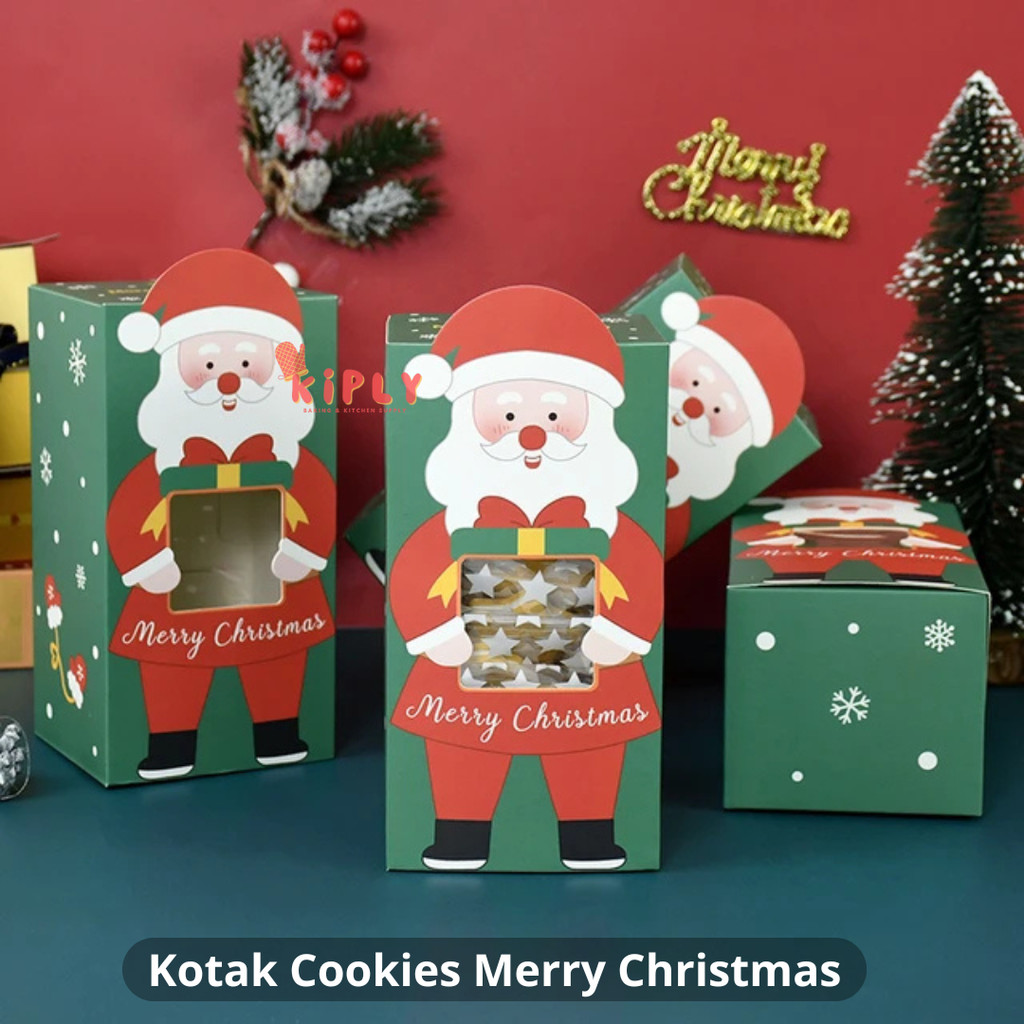 

Kotak Cookies Merry Christmas/Box Gift Merry Christmas/Kotak Jendela Merry Christmas