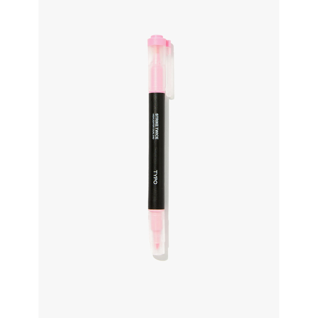 

Typo - Buku & Alat Tulis - Strike Twice Dual End Highlighter - Tonal Pink