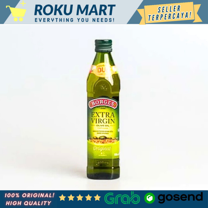 

BORGES Extra Virgin Olive Oil 500 ml Cold Pressed / Minyak Zaitun Borges - 500ml