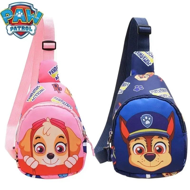 

Paw Patrol Children's Chest Bag Baby Boy Girl Toddler Bag Small Bag Storage Pouch Outdoor Shoulder Bags Kid Toy Zipper Wasit Bag