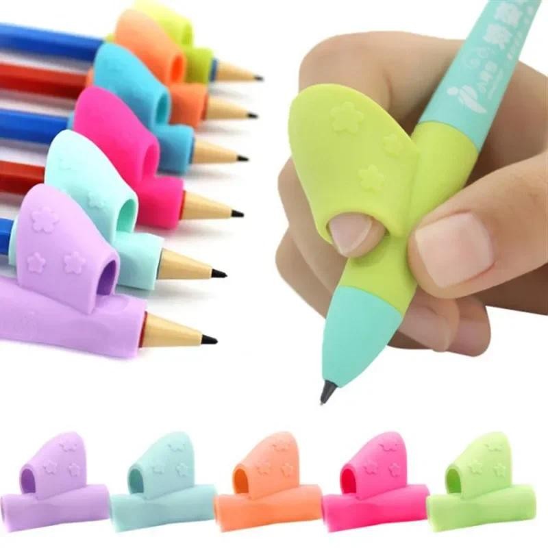 

Pencil Holding Device Correcting Pen Holder Postures Grip Montessori Toys for Children Learning Partner Students Stationery