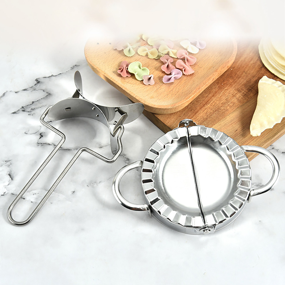 Steel Dumplings Tool Dumpling Mold Household Manual Press Kitchen Pastry Baking Dumpling Maker Acces