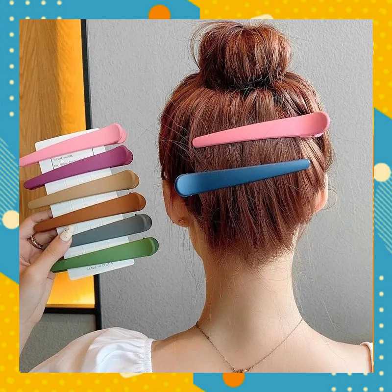 Jepitan Rambut BEBEK DOFF Warna Cantik Kecil Mini Jepit Cepol Korea Lucu SC4336A1