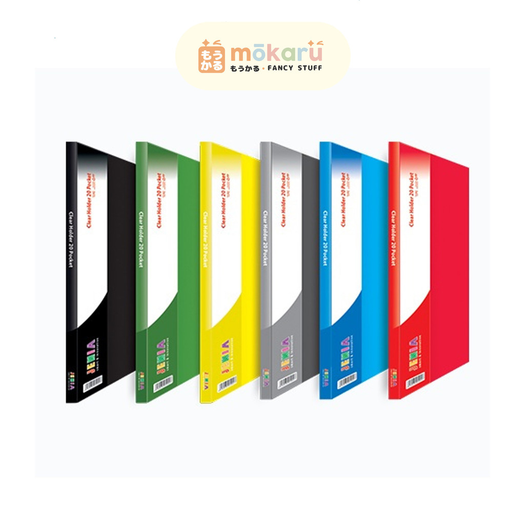 

Jenia Clear Holder Folio isi 20 Pocket / Map Dokumen Ukuran F4