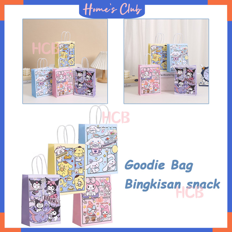 

Bingkisan Snack Anak Tas Hampers Kado Motif Kartun Lucu Paper Bag