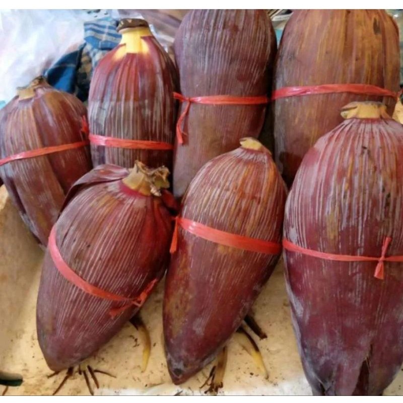 

Jantung pisang kepok sayur jantung pisang organik ready stok sayur orang kampung