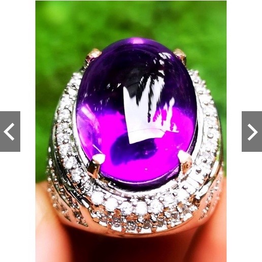 Batu natural asli kecubung bungur Tanjung bintang beserta memo