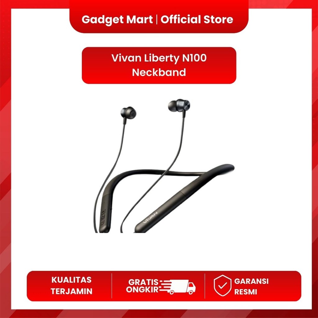 Vivan Liberty N100 Neckband BLACK