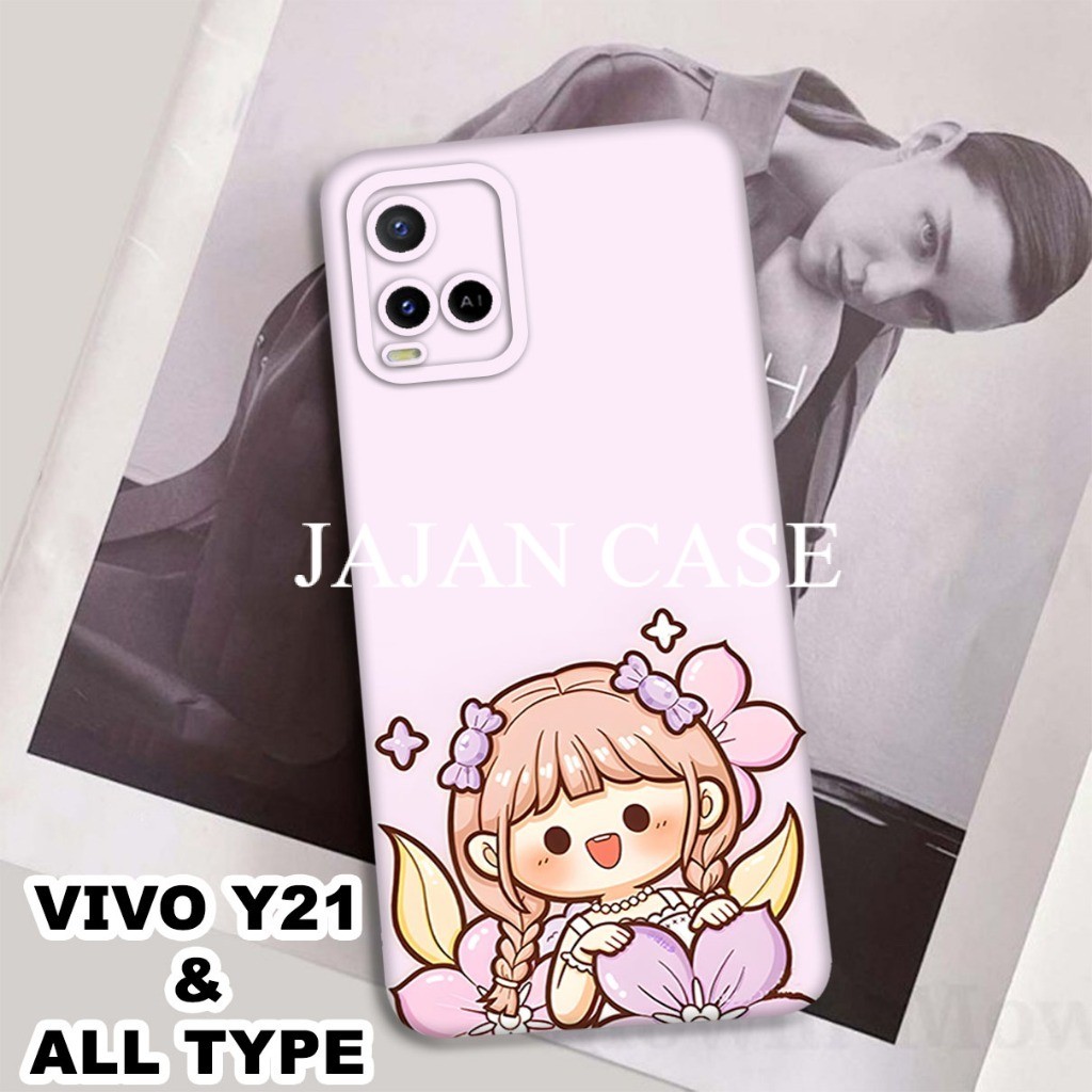 (20) Softcase karet Hp VIVO Y21/Y21A/Y21S/Y21T/Y33S | Case Lucu | Case VIVO Y21/Y21A/Y21S Y21T/Y33S 