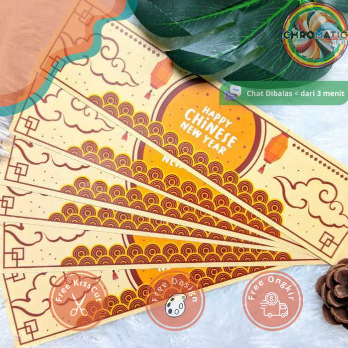 

chromatic Print Cetak Paper Belt Imlek Chinese New Year Paperbelt Gong Xi Fa Cai Free Desain A3+