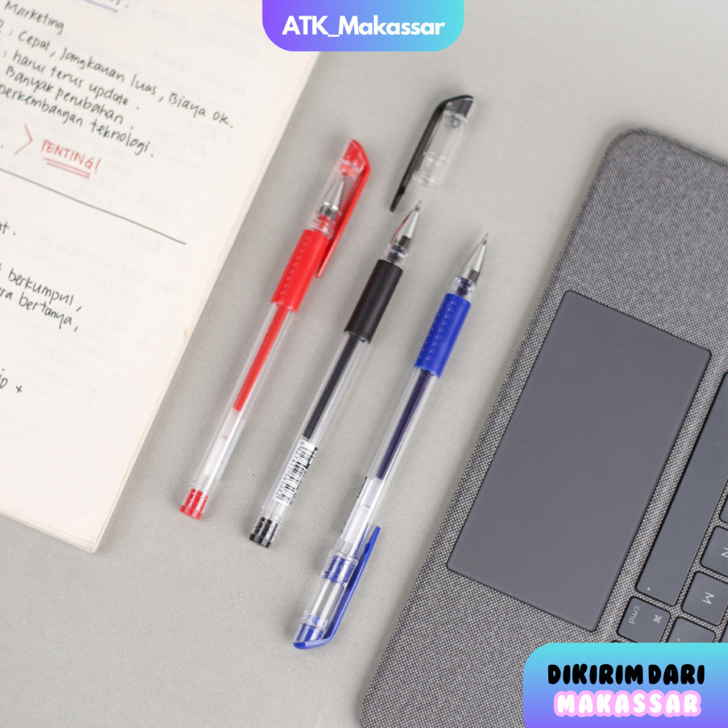 

Pulpen Standard 0.5mm Pulpen Gel Alat Tulis Bisa Refill Tinta Pen Pulpen Pena