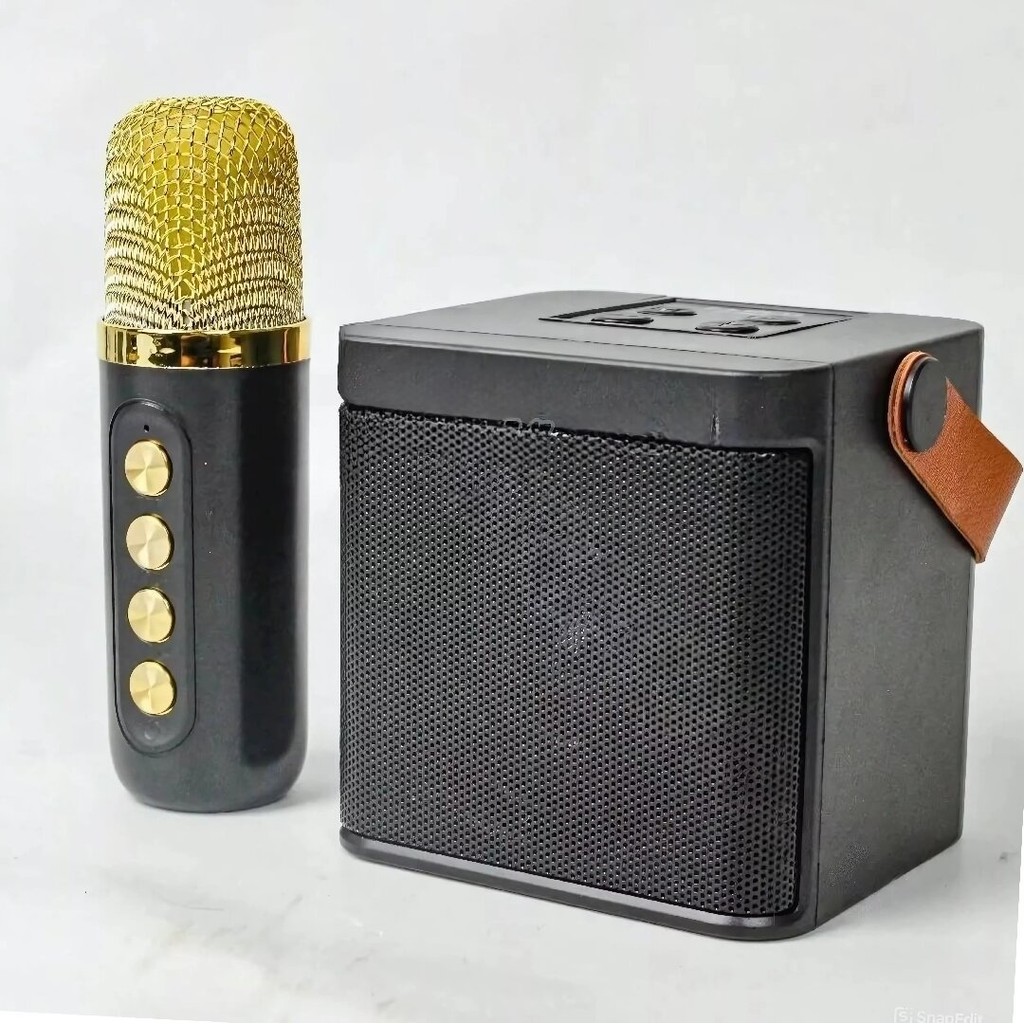 Serba Cod SPESIALIS SPEAKER KARAOKE BLUETOOTH KTV FLECO F1915 BONUS MIC 5000MAH SUARA JERNIH ORIGINA