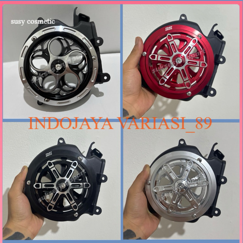 TUTUP KIPAS SPINNER MUTER FULL CNC BEAT DELUXE SCOOPY PRESTIGE BEAT SCOOPY KARBU BEAT SCOOPY VARIO F