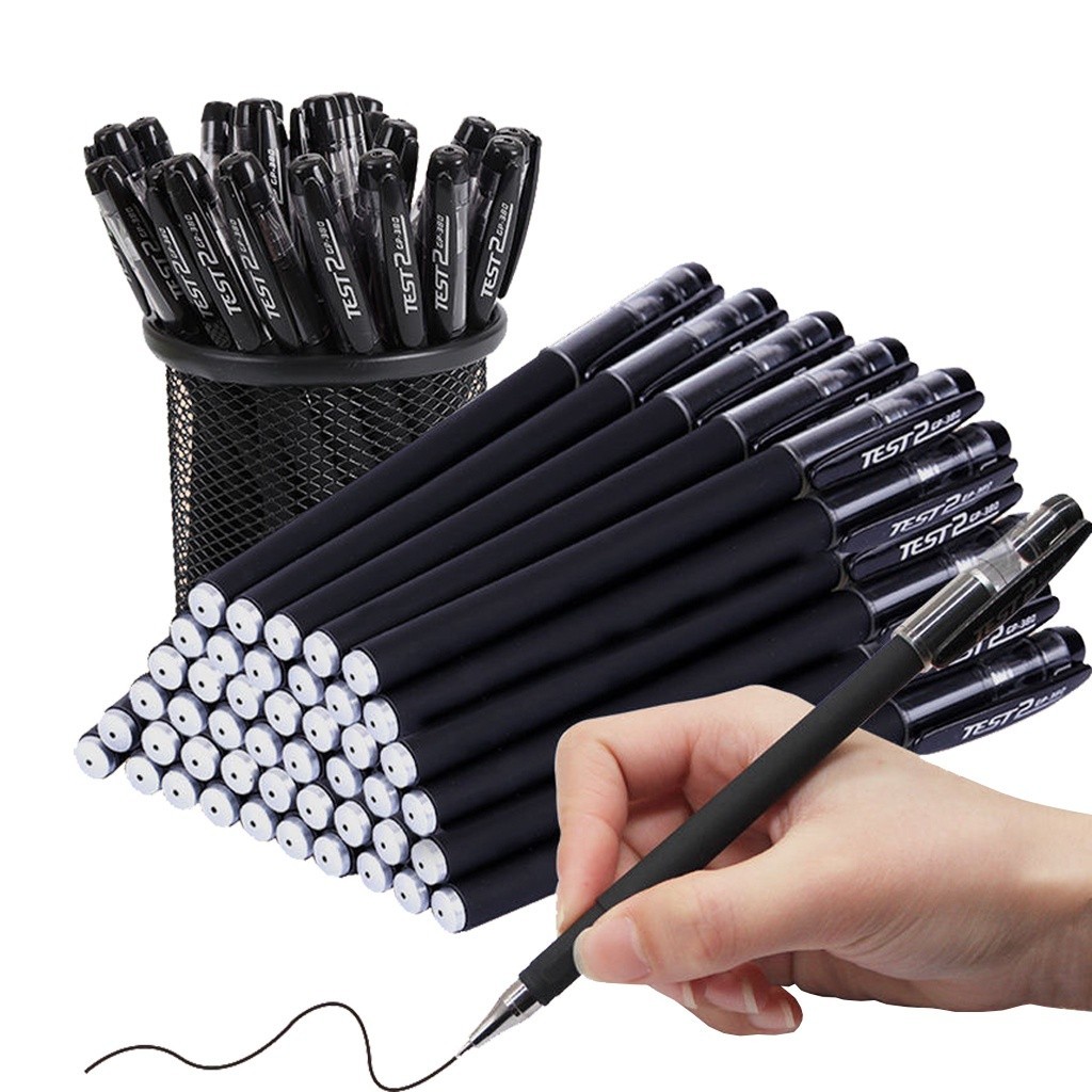 

TrendyStuff.id Pena Polos Gel Hitam Pulpen Sekolah Kantor Import S082