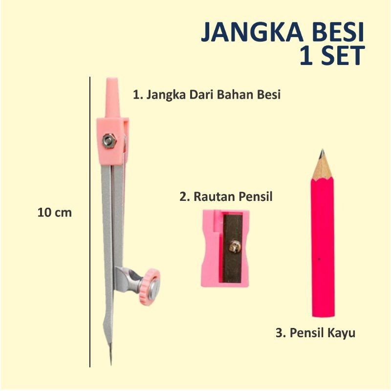 

Jangka Joyko MS-5S Math Set Jangka 1Set