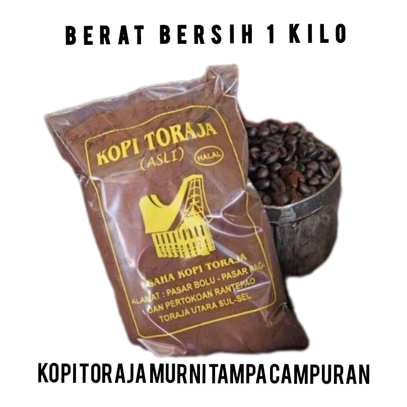 

kopi toraja bubuk asli 1 kilo