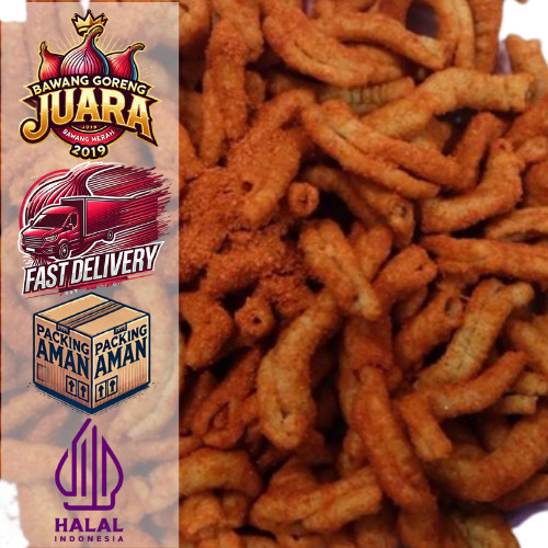 

COD KERIPIK USUS PEDAS 500g Keripik Usus Crispy Usus Kering Usus Crispy Kriuk Cemilan Terlaris