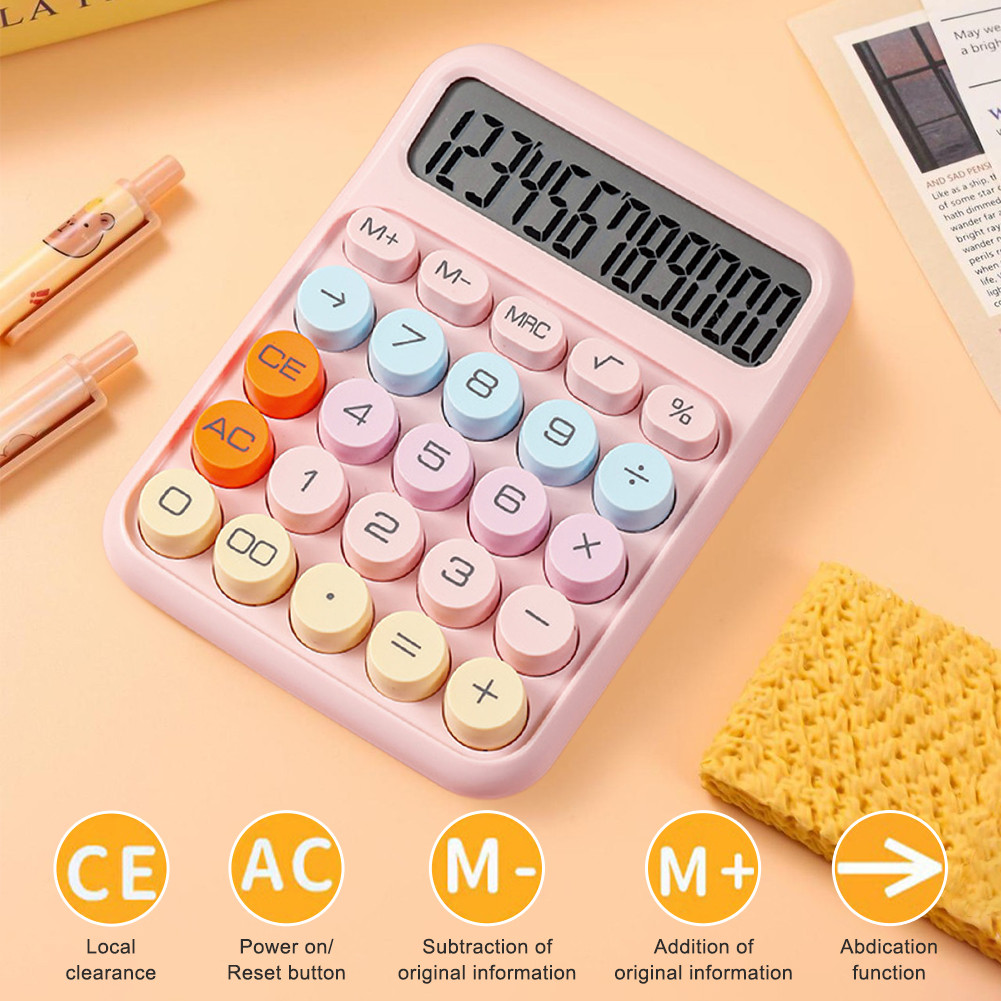 

Kalkulator MultifungsiKalkulator Nilai Tinggi Warna Permen Keyboard Titik Mekanis Layar Besar