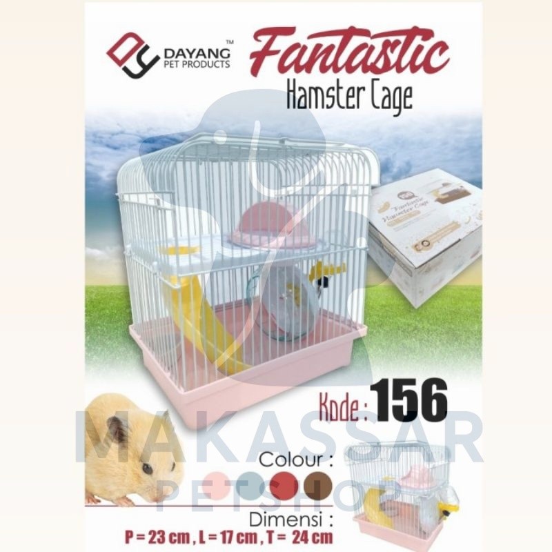 KANDANG HAMSTER DAYANG 156 - Hamster Cage Complete