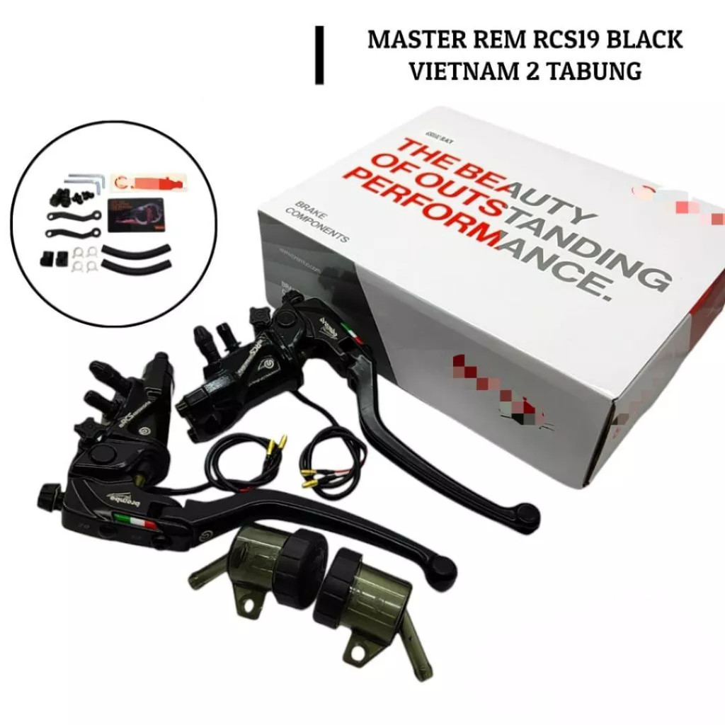 Master Rem Brembo Rcs 19 Corsa Corta 2 Tabung Original Vietnam Nmax Pcx Adv Crf Klx Ninja R RR R15 F