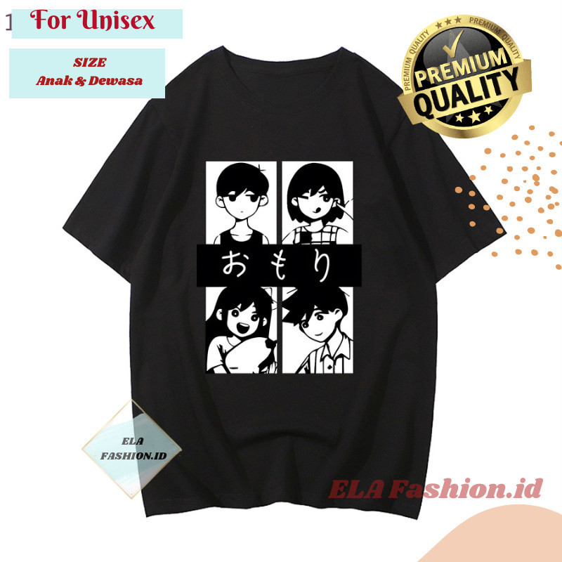 Kaos Omori Sunny Basil Kel Hero Mari Kel Manga T shirt Permainan