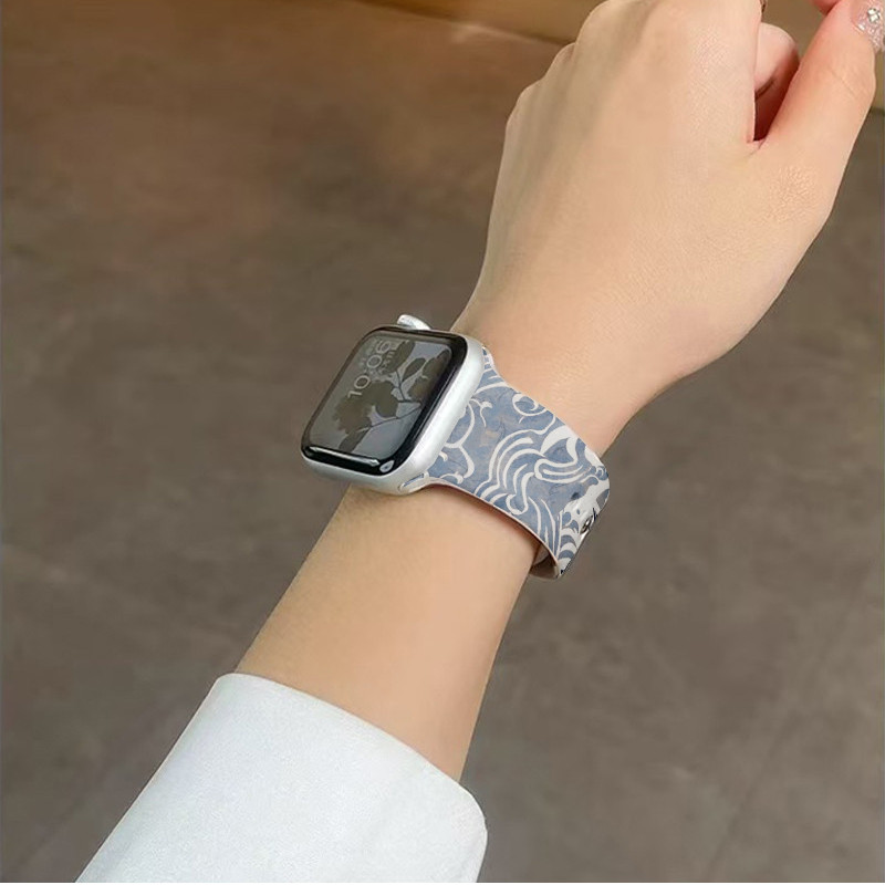 Tali jam tangan Cool Cat cocok untuk Apple Watch 1 Series 2 Apple Watch Series 3 Apple Watch Series 