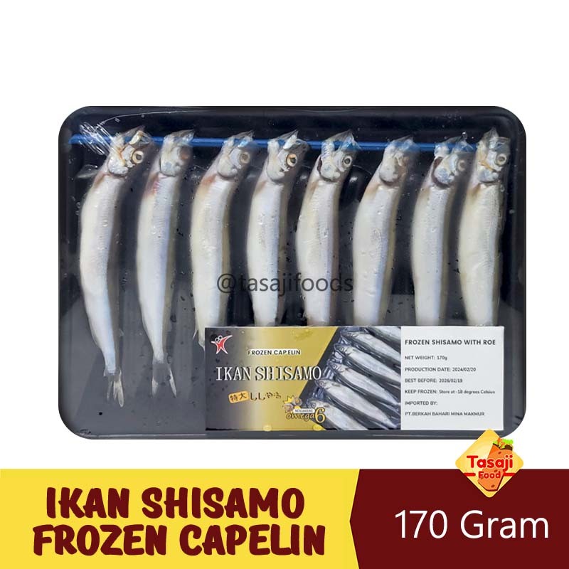 

Ikan Shisamo Frozen Capelin 170 Gram Tazaj Shop