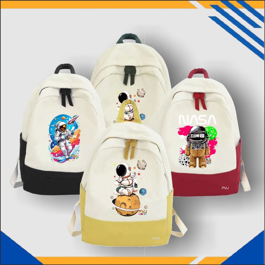 AHZ Tas Ransel Anak Backpack Casual Big Astronomy NASA Unisex Fashion Kids 15 A1
