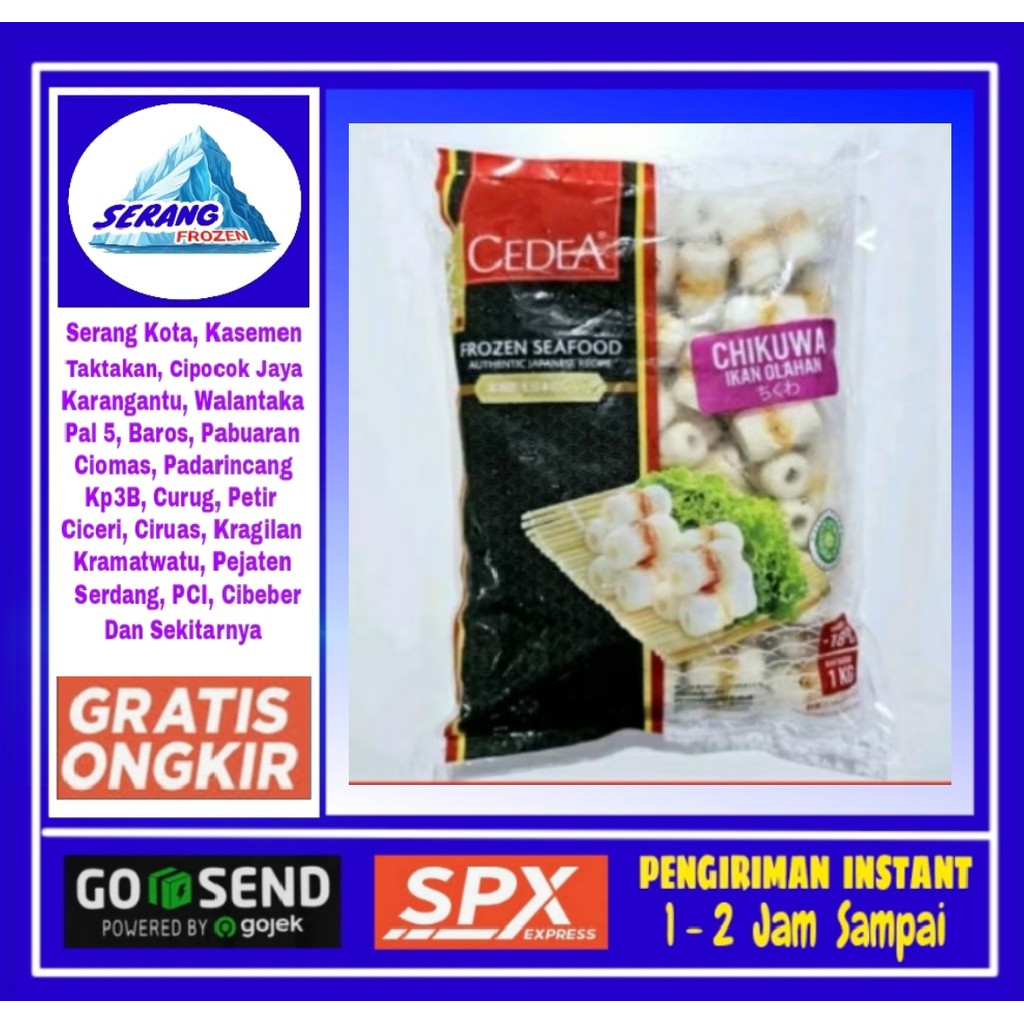 

Cedea Chikuwa 1Kg, isian Seblak,tomyum, Serang Frozen
