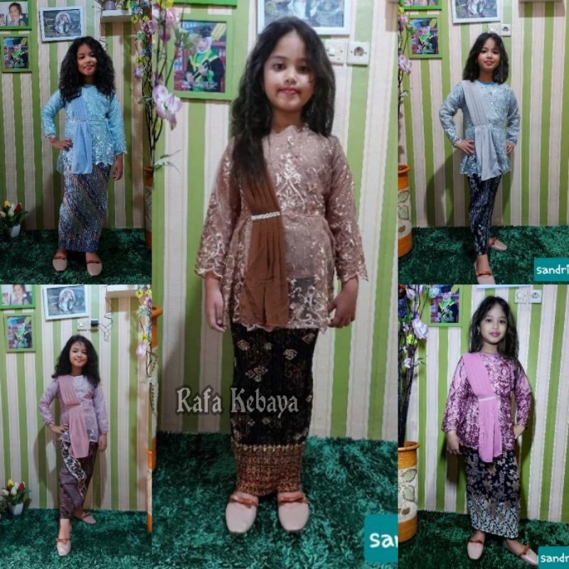 KEBAYA ANAK SETELAN / KEBAYA ANAK SD/ KEBAYA KARTINI ANAK