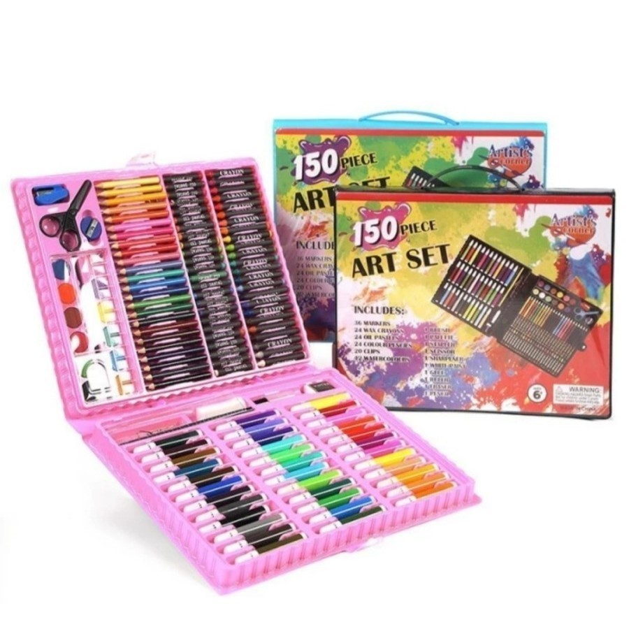 

ART SET CRAYON SET 68 / 86 / 150 - PENSIL WARNA LUKIS KRAYON MENGGAMBAR MEWARNAI PASTEL ANAK FULL SET | ALAT MAINAN EDUKASI BELAJAR ANAK